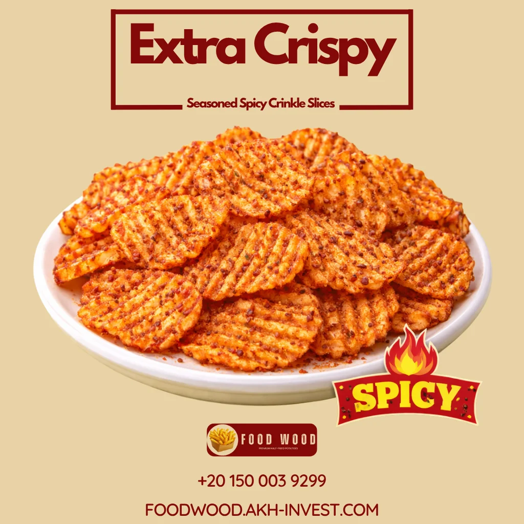 Extra Crispy Seasoned Spicy Crinkle Slices