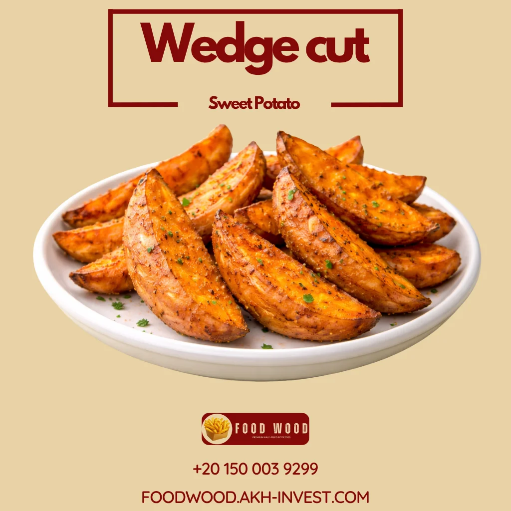 Sweet Potato Wedge cut